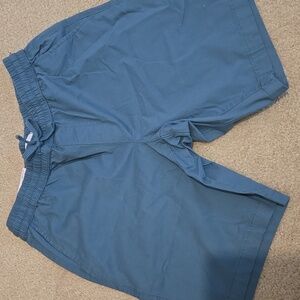 Sonoma Dusty Blue  9" Everyday Pull-On Shorts, NEW
